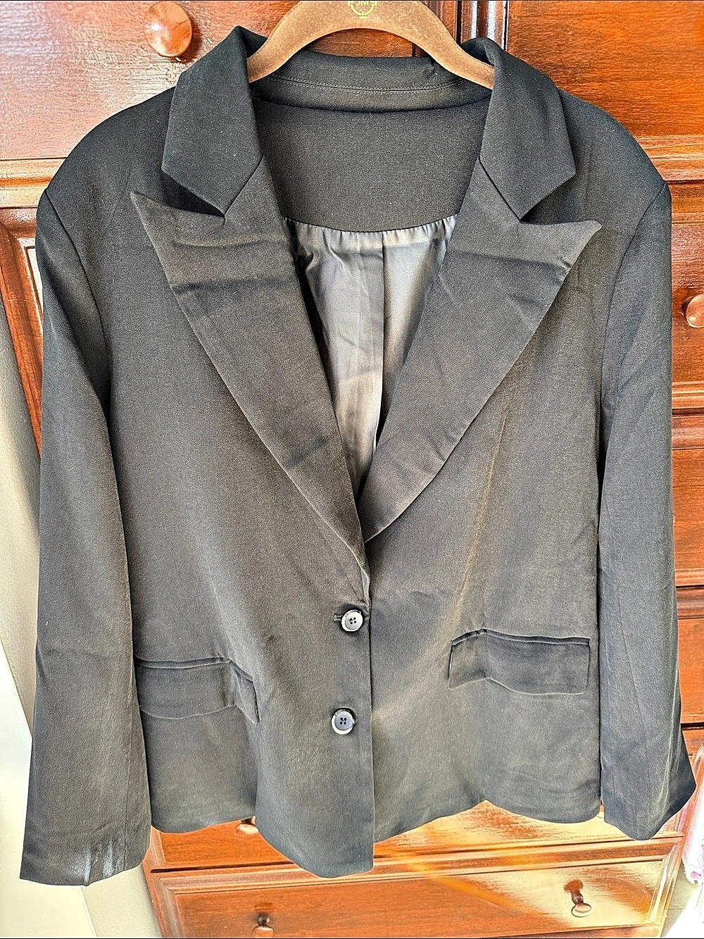 Black Blazer Suit Jacket
